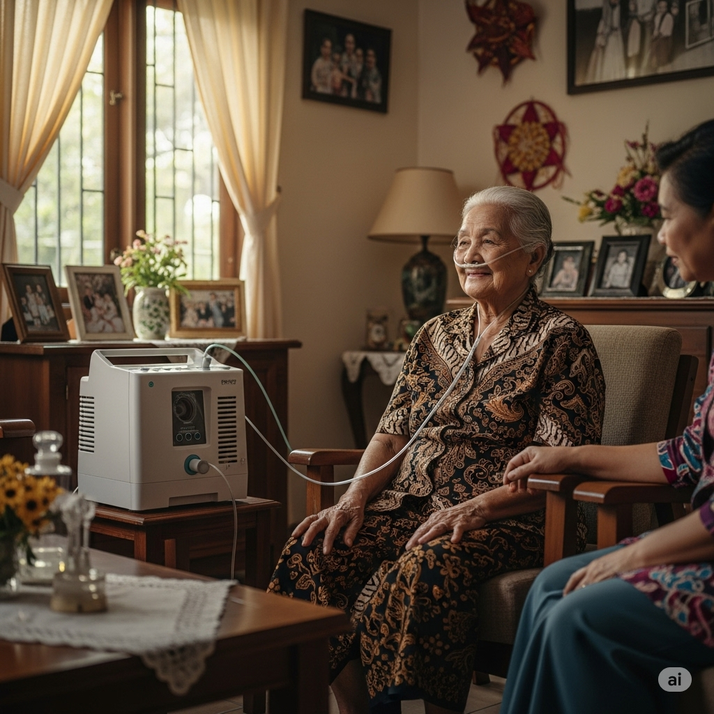 Peran Terapi Oksigen di Rumah bagi Lansia dengan Penyakit Paru Kronis
